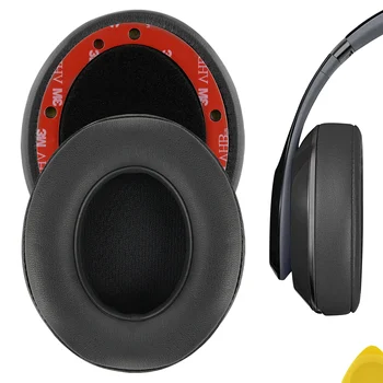 Geekria ausinės Beats Studio 3 Wireless Studio 3.0 (A1914) Pakaitinės ausinės Baltytinės odos ausų pagalvėlės Dangtelio pagalvėlės
