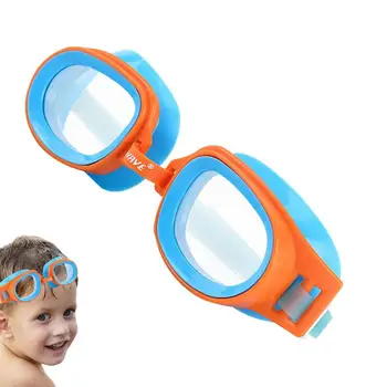 Vaikų plaukimo akiniai anti UV plaukimo akiniai Vandeniui atsparūs silikoniniai maudymosi akiniai baseino paplūdimio plaukimui