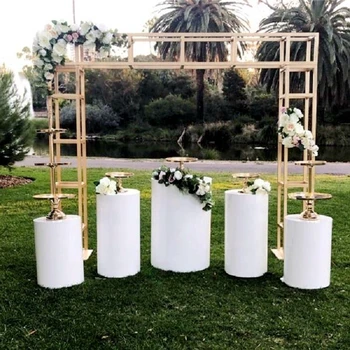 Mentaliniai stulpeliai Desertinis stalas Apvalus Pjedestalas baltas Tortas Rylinder stulpas vestuvių cokolis vedybų vakarėliui vestuvių dekoravimas 800