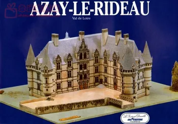 3D popieriaus modelis Azel Le Lido pilies statybos 
