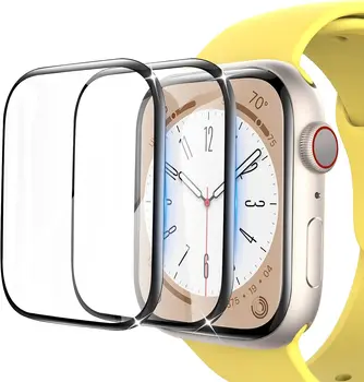 Ekrano apsauga, skirta Apple Watch serijai Ultra 7 45mm 41mm 8 Priedai Minkštas stiklas 9D HD Full Film iWatch 6 3 se 44mm 40mm 49mm