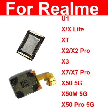 Ausinių garsiakalbis Realme X Lite XT X3 X2 Pro X7 Pro X50 X50M X50Pro 5G Q U1 ausinių garsiakalbio garso imtuvas Flex Cable