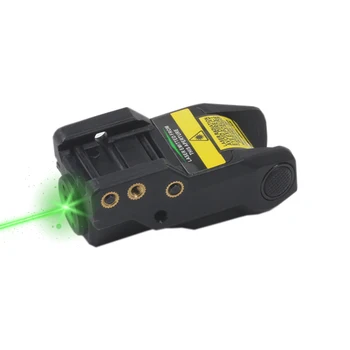 Subkompaktiškas žemo profilio taktinis bėgių laikiklis žalias lazerinis taikiklis pistoletui Rankinis šautuvas įmontuotas USB magnetinis jutiklinis įkraunamas lazeris