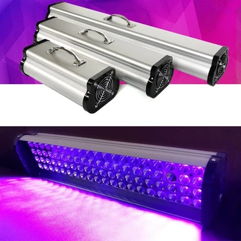 LED 400W UV ultravioletinio kietėjimo lempa 405nm 365nm 395nm be šešėlių klijų derva Lydmetalio dažų rašalas 
