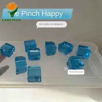 Naujovės Žaislai Streso malšinimas Išspausti žaislą Mochi ledo blokas Skaidrus Kūrybinis antistresinis Mini Squishy žaislas Žaislas