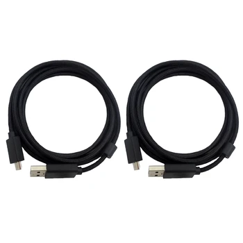 2X 2M USB ausinių kabelio garso kabelis 