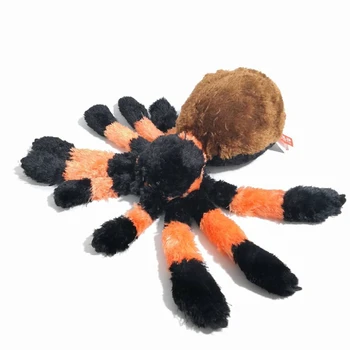 Tarantula High Fidelity Anime Cute Plushie Aula Spider Pliušiniai žaislai Tikroviški gyvūnai Simuliacija Įdaryti lėlės Kawai žaislų dovanos vaikams