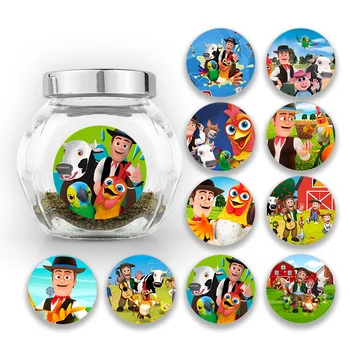 Disney La Granja animacinis filmas apvalus lipnus lipdukas Užrašų knygelė Vaikų žaislai Papuošti etiketė Mokytojo apdovanojimas Įkvepiantis tiekimas