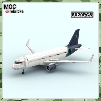 Kūrybinis MOC statybinis blokas A320 Reaktyvinis lėktuvas Aviacinis lėktuvas Didelis orlaivio surinkimo modelis Technologija Kaladėlės Vaikų žaislai Dovana
