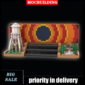 MOC ekrano stovo modelio statybinių blokų surinkimo kolekcijos serija Kalėdinių dovanų žaislai