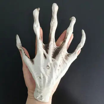 Tikroviškos zombių rankos Baisios Helovino skeleto rankos Tikroviško gyvenimo dydžio rekvizitai vaiduoklių namų vaiduoklių festivalio vakarėlių reikmenims