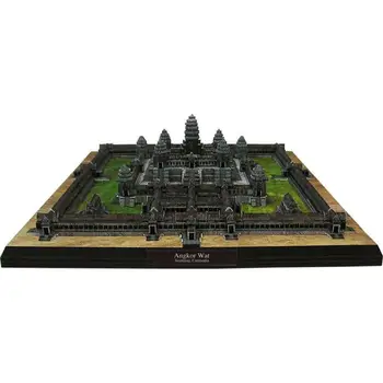 Angkor Wat Kambodža 3D popieriaus modelis Architektūra Statybinis amatas 