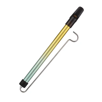 Metalinė skaidrių švilpuko skalė Stumdoma fleita su plieniniu stumdomu strypu Muzikos instrumentas Žaislas vaikams Kazoo fleita