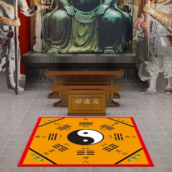 Šiuolaikinė kinų Tai Chi pusiausvyra Feng Shui kilimų svetainė Jogos kilimas Minkštas kilimas Kilimas Namų dekoravimo pagalvėlė Neslidus grindų kilimėlis