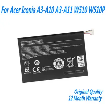 Nauja 3.7V 27Wh AP12D8K baterija Acer Iconia A3-A10 A3-A11 W510 W510P planšetiniam kompiuteriui