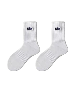 1 pora vienspalvių kojinių vyrams, plonos vyriškos sportinės poros kojinės moterims, vidutinio ilgio kojinės moterims, madingas prekės ženklas s