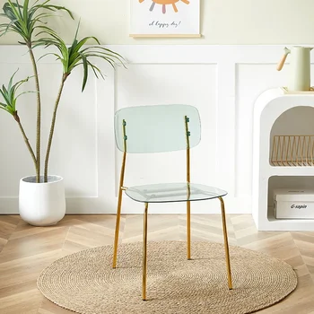 Advanced Nordic Dining Chair Skaidrus dizainas Relax Lounge Chair Mobile Office Sillas de Oficina svetainės baldai