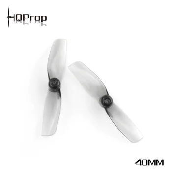 10Pairs(10CW+10CCW) HQPROP 40MMX2 40mm 2-Blade PC Micro Whoop propeleris 1.5mm RC FPV Freestyle Tinywhoop dronai 