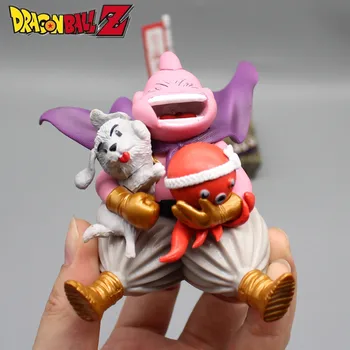 15cm Dragon Ball Z figūrėlė Buu veiksmo anime figūrėlės Manji Buu ir šuns statulos modelis Gk Dbz kolekcijos ornamento figūrėlės žaislinė dovana