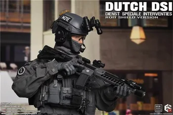 Easy&Simple ES 26058R Olandų Dienst Speciale Interventies Riot Shield versija Viso rinkinio veiksmo figūrėlės modelio dovana gerbėjams 1/6