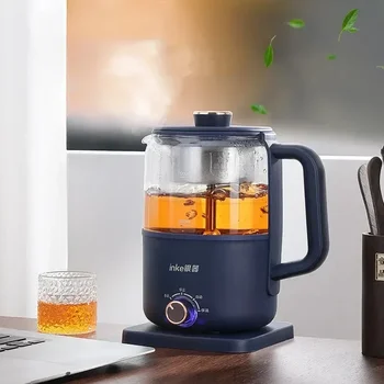 1.2L Arbatos virimo aparatas Juodoji arbata Pu'er stiklinis garų arbatinukas Automatinė šilumos izoliacija Garai Verdantys arbatos puodai Sveikatos puodas Šildymo puodas 220V