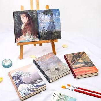 Ins Minimalistinis stilius Visame pasaulyje žinomi paveikslai Rankų knyga Korėjos kanceliarinių prekių tikrinimo knyga Žvaigždėto dangaus meno dienoraštis Rankų knyga Sąsiuvinis