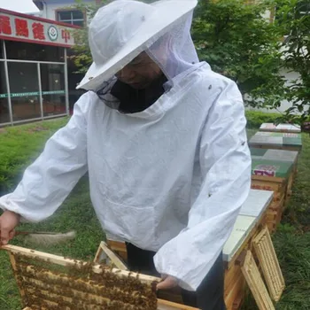 Siamo bitininkystės kostiumas Bičių drabužiai Įvairių spalvų su skrybėle Anti-bičių kostiumas Anti-bičių įkandimo įranga Ūkininkavimo drabužiai Coverall