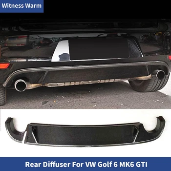 skirta Mk6 anglies pluošto galinio buferio lūpų difuzoriui Volkswagen Vw Golf 6 Mk6 Gti 2010 2011 2012 2013