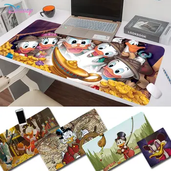 Disney Scrooge Mcduck Mousepad Beautiful Large Gaming Mousepad L XL XXL Gamer Mouse Pad Size for Game Keyboard Pad For Gamer