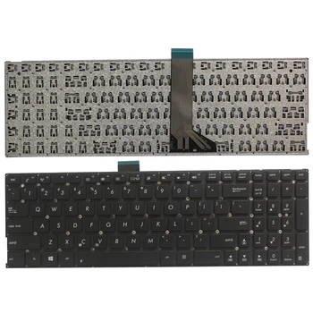 US Klaviatūra, skirta ASUS X553 X553M X553MA K553M K553MA F553M F553MA Juoda nešiojamojo kompiuterio klaviatūra