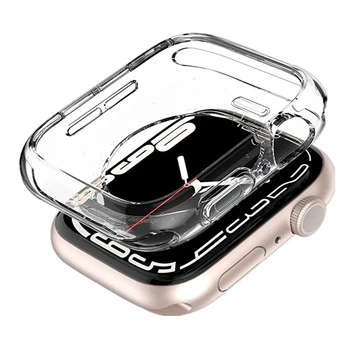 Apple Watch 45mm dėklo 7 serijos apsauga 41mm apsauga Itin apsauginis buferis, skirtas iWatch Apple Watch 40mm Se 44mm 6 5 4