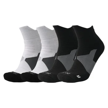 Vyriškos sportinės kojinės Suaugusiųjų prakaitą sugeriančios kvėpuojančios Sutirštintas rankšluostis Apačia Neslidžios Krepšinio kojinės