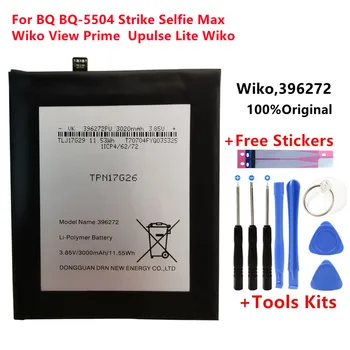 3.85V 3000mAh 396272 skirtas Wiko Wim Lite BQ BQS 5504 Strike Selfie Max WIKO View Prime/Upulse Lite/WIKO U impulsų baterija