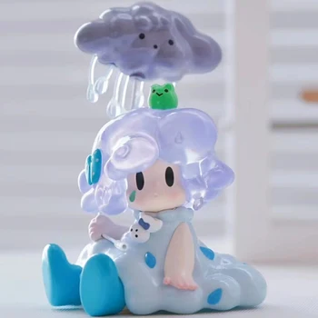 Cartoon Uki Blind Box Moods And Weather Series Figure Kawaii Mysterious Surprise Box Doll Figurine Pvc Model Toy Birthday Gift