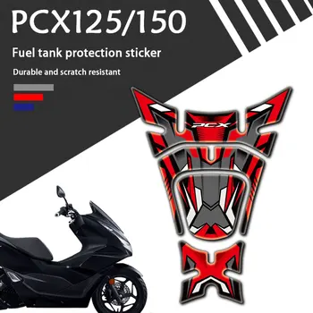 Motociklų priedai Dekoratyvinė apsauga Tank-pad 3D lipduko atspindžio lipdukas Honda PCX125 PCX150 2018 2019 2020