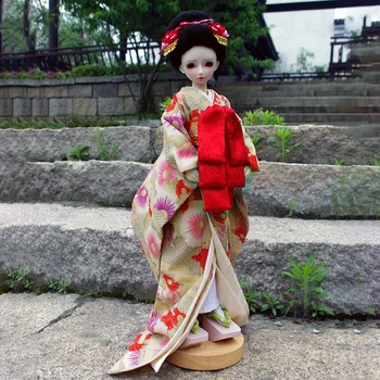 1/4 1/3 Mastelio senovinis kostiumas BJD drabužiai Japoniška Oiran Kimono apranga MSD SD13 merginai SSDF ID75 Dėdės lėlės aksesuarai C2232