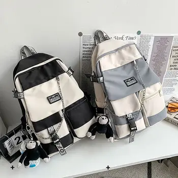 Multi kišenės Berniukų kuprinės Didelės talpos vyrų krepšiai per petį Paauglių kuprinės Studentai Mokykliniai krepšiai Moterys Nešiojamieji kompiuteriai Kuprinės