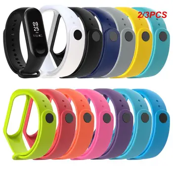 2/3PCS Mi Band 4 3 Silicone Replacement Wristband Bracelet Watchband for Millet Bracelet 4 Wrist Strap Fitness