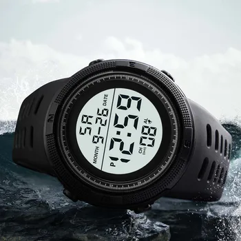 Outdoor Sport Watch daugiafunkciniai laikrodžiai Žadintuvas Chrono 5bar vandeniui atsparus skaitmeninis laikrodis Reloj Hombre elektroniniai laikrodžiai часы