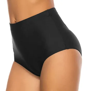 Nauja 2023 m. Vasaros bikini Bottom Moterys Aukštas juosmuo Kieta paplūdimio maudymosi kostiumėliai Maudymosi kostiumėliai Trumpikės Maudymosi kostiumas Biquini