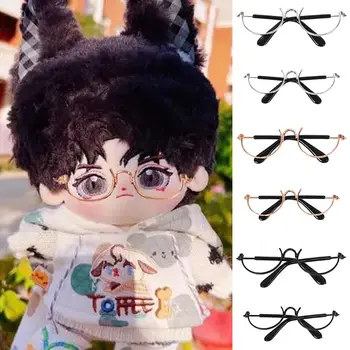Mada 20cm lėlėms pusės rėmelio akiniai akiniai nuo saulės kūrybingi madingi žaislai augintiniai akiniai Foto rekvizitai 