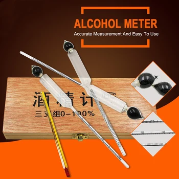 alkoholio matuoklis Baijiu laipsnio matavimo prietaisas Pagrindinis alkoholio koncentracija specialus detektorius 0-100 laipsnių didelio tikslumo testas