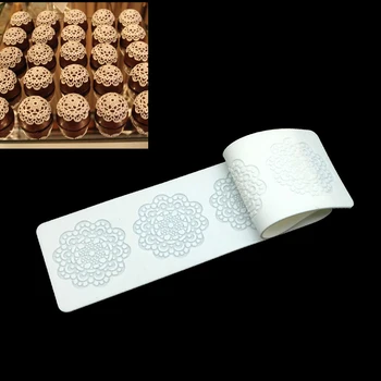 CT-5003 silikoniniai nėrinių fondantų tortų dekoravimo įrankiai, 100% maistinės silikoninės kepimo formos