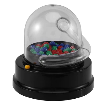 New-3X elektrinė laiminga loterija Žaislų skaičių rinkimo mašina Mini loterijos žaidimai Shake Lucky Ball Pramogų lenta