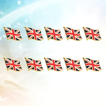 10vnt Jungtinė Karalystė JK vėliava Atlapas Mojuojanti vėliava Atlapas Smeigtukas Suvenyrinė skrybėlė Vyrai Patriotinė Didžioji Britanija