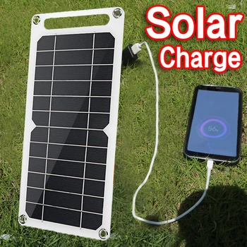 10W nešiojama saulės baterija 5V saulės plokštė su USB saugiu įkrovimu stabilizuoti akumuliatoriaus įkroviklį 