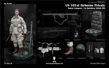 Facepoolfigure 1/6 FP006 WWII US 101st Airborne Private 1st Battalion Ryan Full Set Doll Figures Model For Fans Collectable