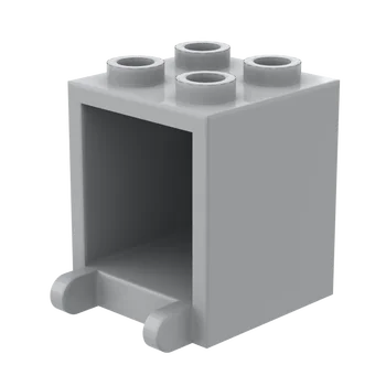 1pc MOC kaladėlių dalys 4345 konteinerių dėžutė 2 x 2 x 2 suderinama statybinio bloko dalelė 