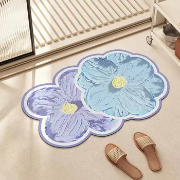 Daisy Diatom Purvo grindų kilimėlis Kiliminiai kilimėliai