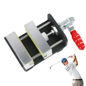 Golf Club Vise Clamp Golf Regripping Station Rankinis laikiklis Push Rod Swing Clamp Golf Grip Tool Grip Remover griebimo įrankis